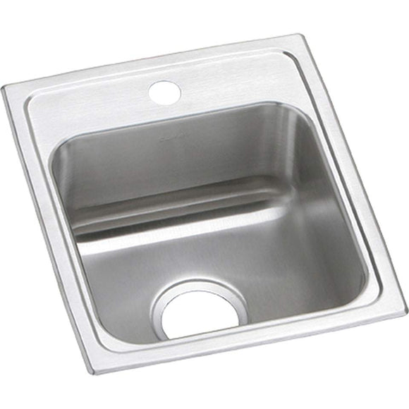 Elkay PSR15171 Celebrity Stainless Steel Single Bowl Top Mount Bar Sink