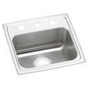 Elkay PSR17162 Celebrity Stainless Steel 17" x 16" x 7-1/8", Single Bowl Top Mount Kitchen Sink