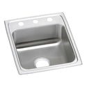 Elkay PSR17201 Celebrity Stainless Steel 17" x 20" x 7-1/8", Single Bowl Top Mount Kitchen Sink
