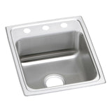 Elkay PSR17203 Celebrity Stainless Steel 17" x 20" x 7-1/8", Single Bowl Top Mount Kitchen Sink