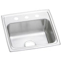 Elkay PSR19181 Celebrity Stainless Steel 19" x 18" x 7-1/8", Single Bowl Top Mount Kitchen Sink