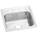 Elkay PSR19181 Celebrity Stainless Steel 19" x 18" x 7-1/8", Single Bowl Top Mount Kitchen Sink