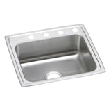 Elkay PSR22194 Celebrity Stainless Steel 22" x 19-1/2" x 7-1/8", 1-Bowl Top Mount Kitchen Sink