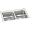 Elkay PSR33214 Celebrity Stainless Steel 33" x 21-1/4" x 7-1/2", 2-Bowl Top Mount Kitchen Sink