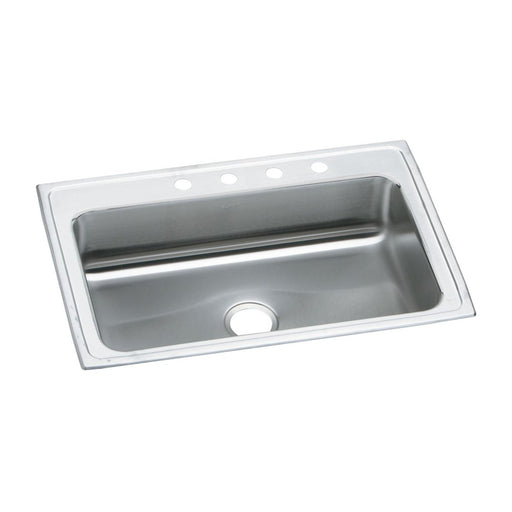 Elkay PSRS33224 Celebrity Stainless Steel 33" x 22" x 7-1/4", Single Bowl Top Mount Kitchen Sink