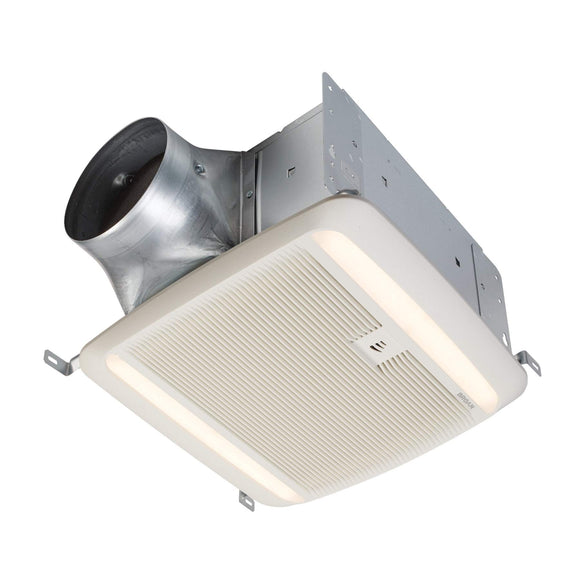 Broan NuTone QTDC SERIES Humidity Sensing Exhaust Ventilation Fan with LED Light, 110-130-150 Selectable CFM, ENERGY STAR