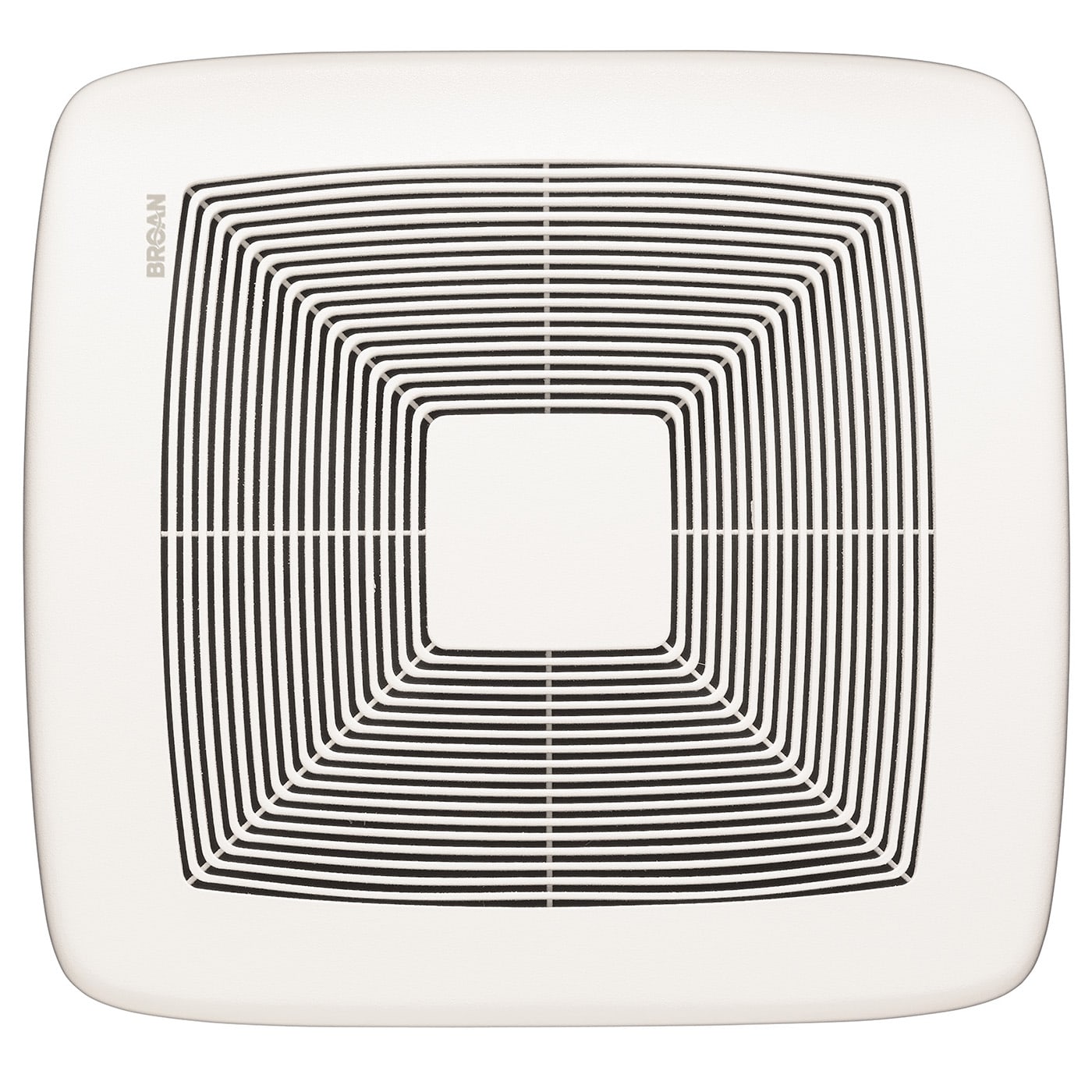 Broan QTXE110 110CFM Quiet Ventilation Fan with White Grille 0.7