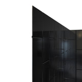 Dreamline SHBW-1541760-88 QWALL-VS 41-1/2" W x 41-1/2" D x 76" H Acrylic Corner Backwall Kit in Black