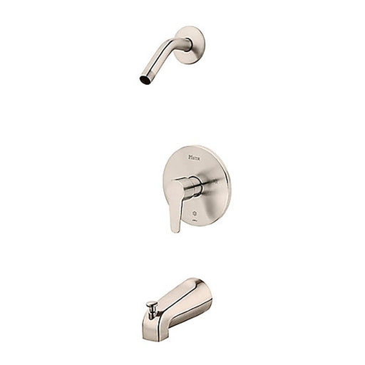 Pfister R89-070K Pfirst Modern Tub and Shower, Trim Only Less Showerhead, Nickel