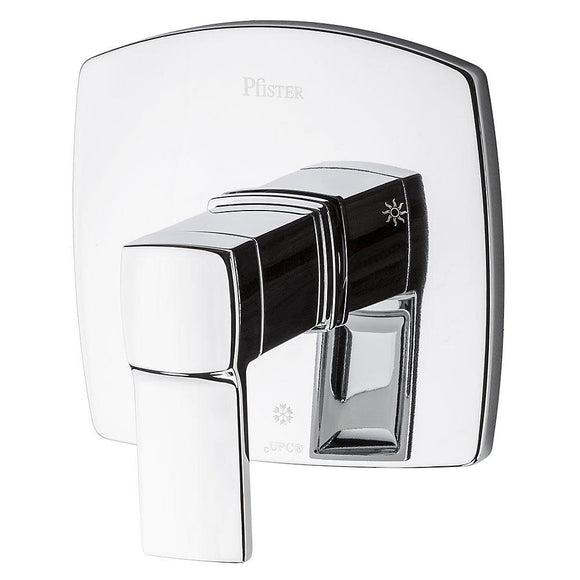 Pfister R89-1DAC Deckard Tub and Shower Valve Only Trim in Polished Chrome