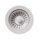 Whitehaus RNW50-WH 3.5" Basket Strainer
