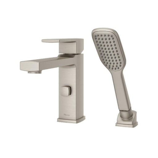Pfister RT6-2DAK Deckard Single Handle Roman Tub Trim, Handheld Shower, Nickel