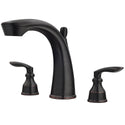 Pfister RT6-5CB1Y Avalon Double Handle Roman Tub Trim in Tuscan Bronze