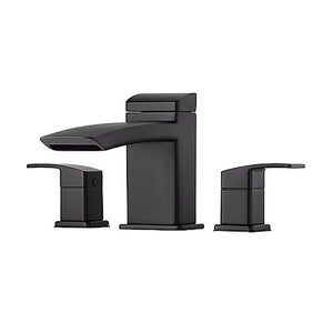 Pfister RT6-5D1B Kenzo Double Handle Roman Tub Faucet, Black