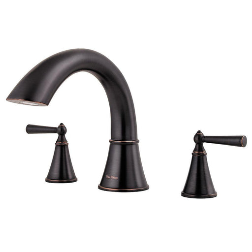 Pfister RT6-5GLY Saxton Double Handle Complete Roman Tub Trim in Tuscan Bronze