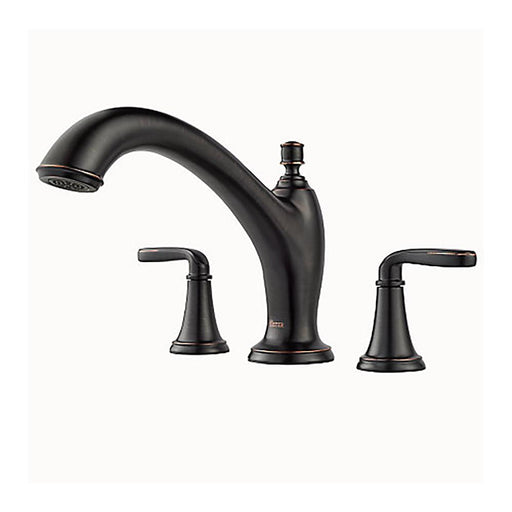 Pfister RT6-5MGY Northcott Double Handle Roman Tub Trim in Tuscan Bronze