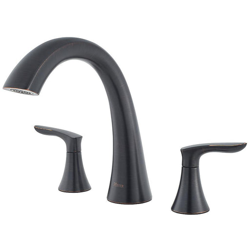 Pfister RT6-5WRY Weller Double Handle Roman Tub Trim in Tuscan Bronze