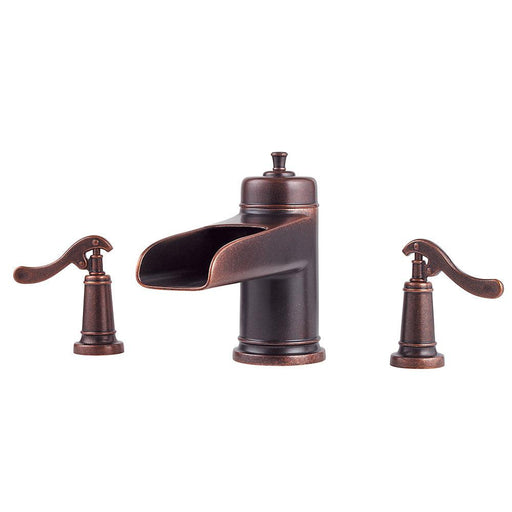 Pfister RT6-5YPU Ashfield Roman Tub Trim, less Hub and Handles in Rustic Bronze