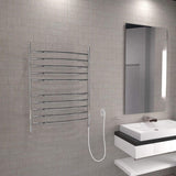 Amba RWP-CP Radiant Plug-in Curved Towel Warmer with 10 Curved Bars, Polished Finish