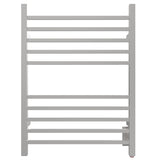 Amba RSWH-B Radiant Square Hardwired Towel Warmer with 10 Straight Bars, Brushed Finish