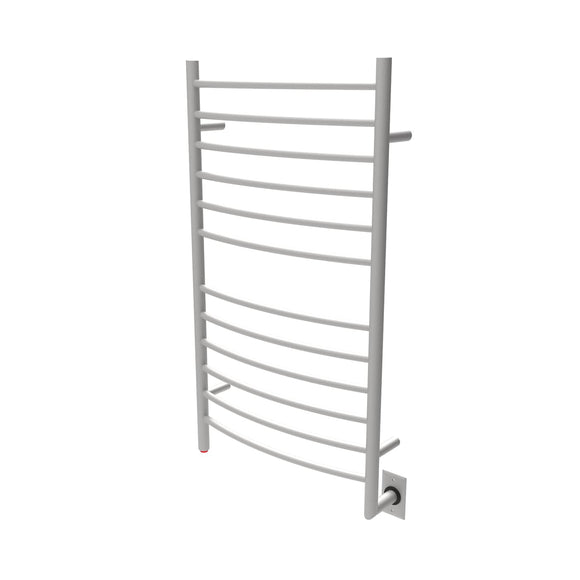 Amba RWHL-CB Radiant Large Hardwired Curved Towel Warmer with 12 Curved Bars, Brushed Finish