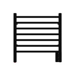 Amba RWHS-SMB Radiant Small Hardwired Towel Warmer with 7 Straight Bars, Matte Black