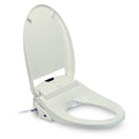 Brondell Swash 1400 Luxury Elongated Bidet Toilet Seat with Dual Nozzles, Biscuit Color, Heated - Bath4All