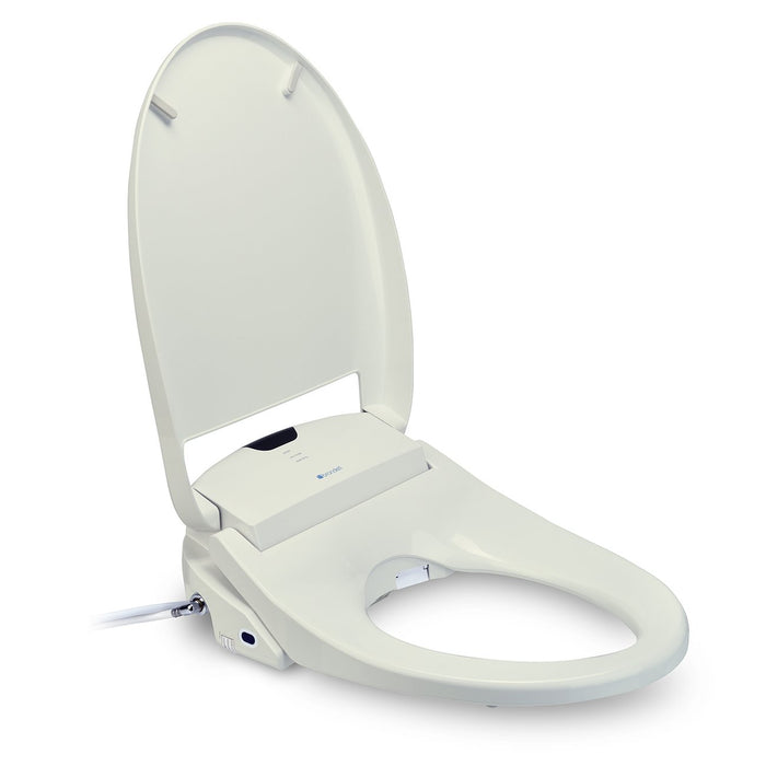 Brondell Swash 1400 Luxury Elongated Bidet Toilet Seat with Dual Nozzles, Biscuit Color, Heated - Bath4All