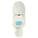 Brondell Swash 1400 Luxury Elongated Bidet Toilet Seat with Dual Nozzles, Biscuit Color, Heated - Bath4All