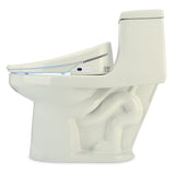 Brondell Swash 1400 Luxury Elongated Bidet Toilet Seat with Dual Nozzles, Biscuit Color, Heated - Bath4All