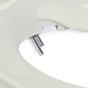 Brondell Swash 1400 Luxury Elongated Bidet Toilet Seat with Dual Nozzles, Biscuit Color, Heated - Bath4All