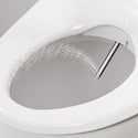 Brondell Swash 1400 Luxury Bidet Round Toilet Seat in White with Dual Nozzles - Bath4All