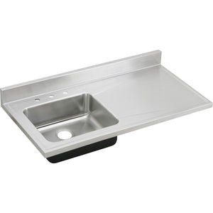 Elkay S4819L3 Lustertone Stainless Steel Single Bowl Sink Top