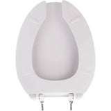TOTO SC134#01 Elongated Commercial Open Front Toilet Seat with Lid, Cotton White