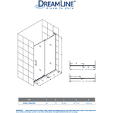 DreamLine Mirage-X Frameless Sliding Shower Door
