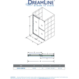 DreamLine Essence Frameless Bypass Shower Door