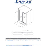 DreamLine Enigma Air Frameless Sliding Shower Door
