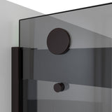DreamLine TDVH60W620VXG06 Sapphire-V 56 - 60"W x 62"H Bypass Tub Door in Oil Rubbed Bronze and Gray Glass