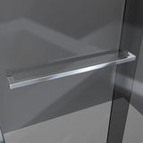 DreamLine SDVH60W760VXG01 Sapphire-V 56 - 60"W x 76"H Bypass Shower Door in Chrome and Gray Glass