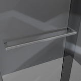 DreamLine SDVH48W760VXG04 Sapphire-V 44 - 48"W x 76"H Bypass Shower Door in Brushed Nickel and Gray Glass