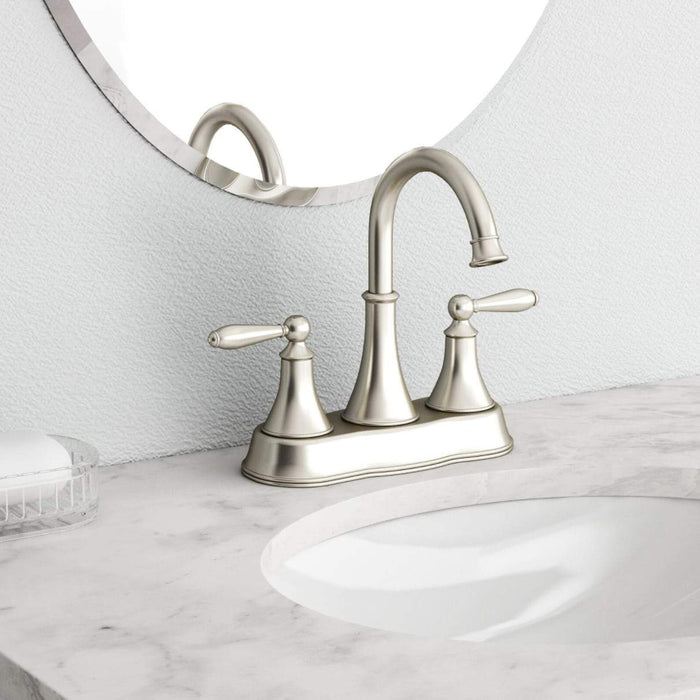 Pfister LF-048-COKK Courant 4 in. Centerset 2-Handle Bathroom Faucet in Brushed Nickel