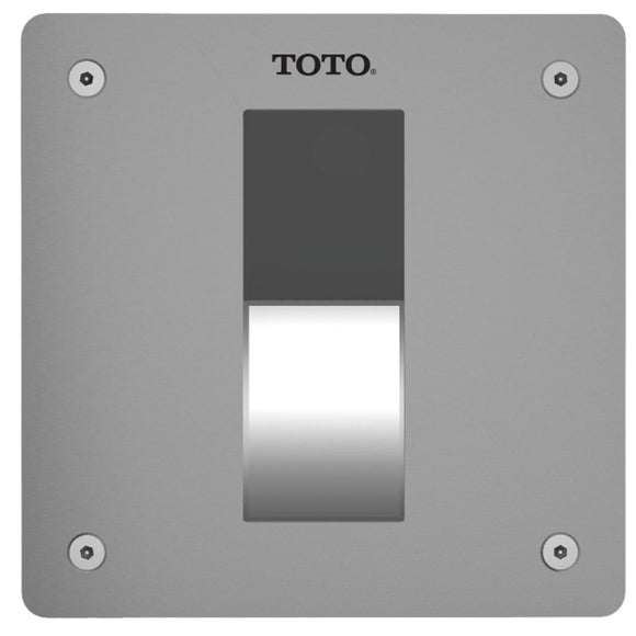 TOTO TEU3UA11#SS EcoPower High Efficiency Urinal 1/8- GPF Flushometer Valve, Stainless Steel,