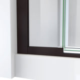 DreamLine SDTR58W720VXX06 Terrace 58 in. W x 72 in. H Semi-Frameless Pivot Shower Door in Oil Rubbed Bronze