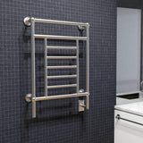 Amba T-2536 Traditional Towel Warmer with 8 Round Bars, Brushed Finish