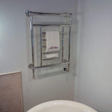 Amba T-2536 Traditional Towel Warmer with 8 Round Bars, Polished Finish