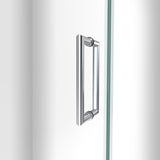 DreamLine SHDR-2057722-01 Unidoor-LS 57-58"W x 72"H Frameless Hinged Shower Door with L-Bar in Chrome