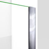 DreamLine SHDR-4335060-01 Elegance-LS 39 3/4 - 41 3/4"W x 72"H Frameless Pivot Shower Door in Chrome