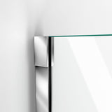 DreamLine D1303072-01 Unidoor-X 66-66 1/2"W x 72"H Frameless Hinged Shower Door in Chrome
