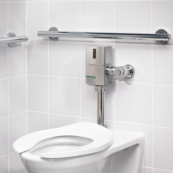 TOTO ECOPOWER Touchless Toilet Flushometer and 12" Vacuum Breaker Set in Chrome, SKU: TET1UA32#CP
