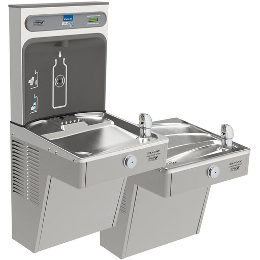 Elkay VRCGRNTL8WSK EZH2O Filling Station and Bi-Level Vandal-Resistant Water Cooler, 8 GPH